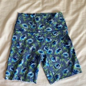 Aerie floral biker shorts